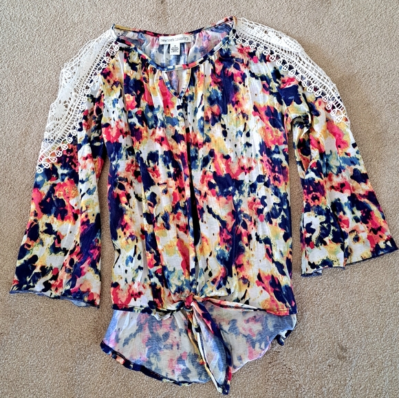 NEW WOMEN'S 3/4 SLEEVE TOP SIZE MEDIUM NEW YORK LAUNDRY - Picture 3 of 5